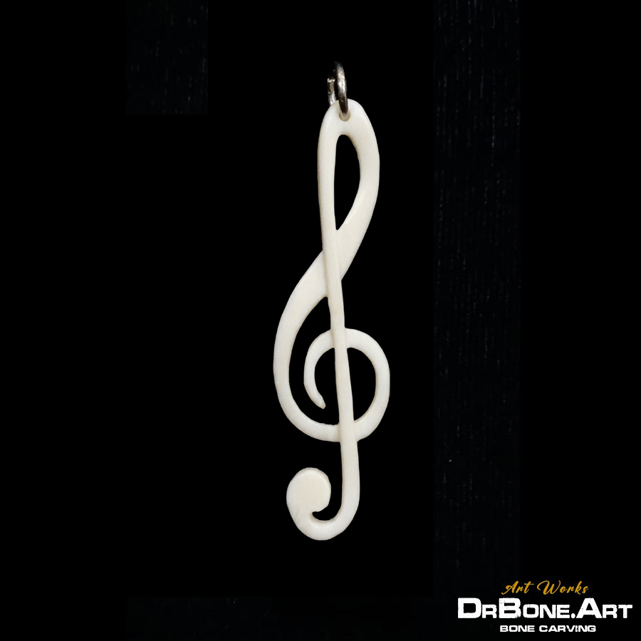 Treble Clef Pendant
